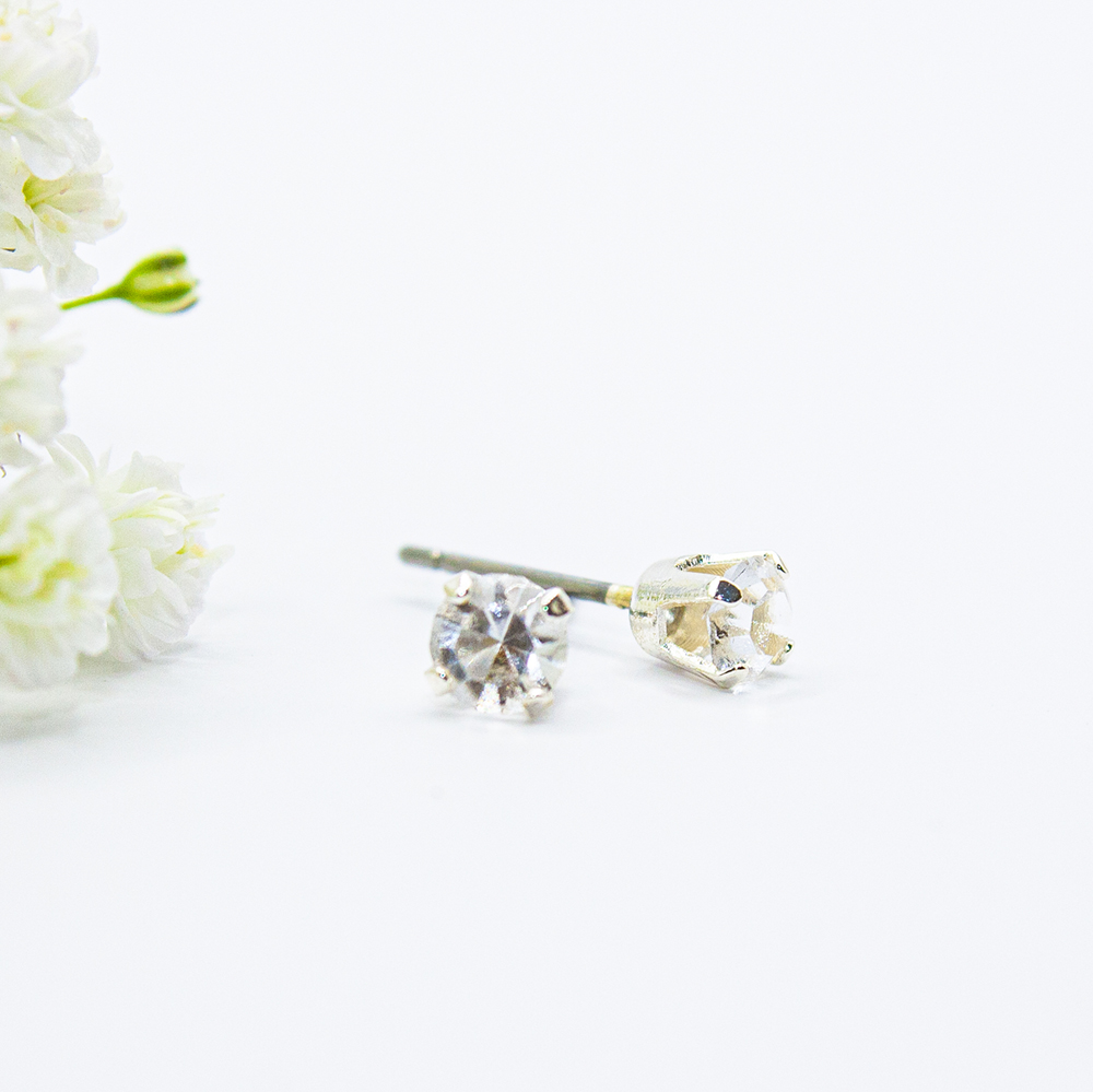 April Birthstone Earrings