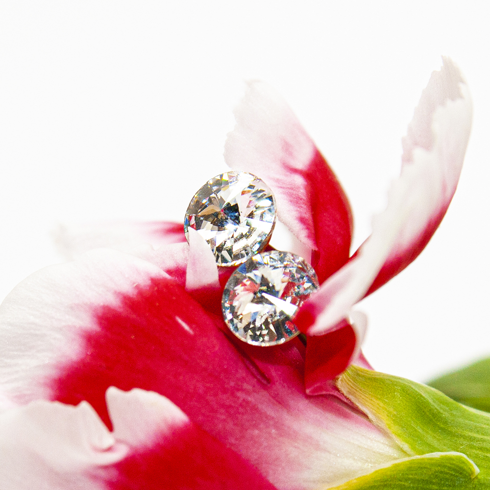 Iridescent Stud Earrings - 3 Colour Options