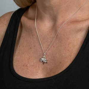 Silver Shamrock Necklace