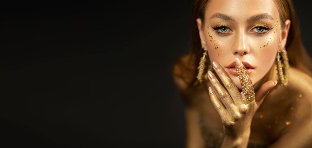 Origins of large gold hoop earrings
