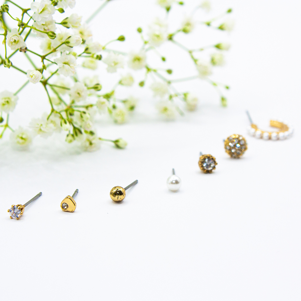 Boxed Giftset of 7 Earrings