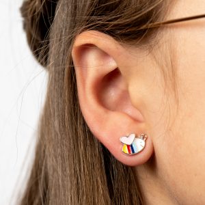 Colourful Bee Stud Earrings