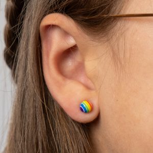 Bubblegum Ball Stud Earrings