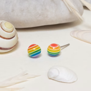 Bubblegum Ball Stud Earrings