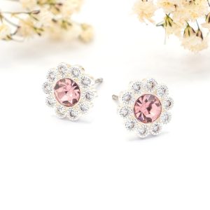 Blush Bloom and Glitter Glow Earring Duo Set