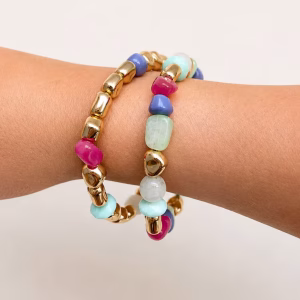 Candy Jade Stack Bracelet