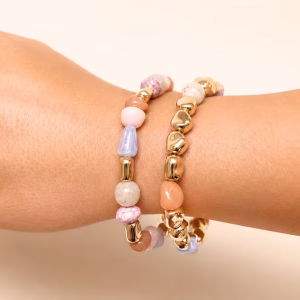 Golden Blush Stack Bracelet
